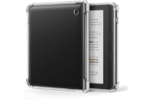 Case for Kobo Libra Colour eReader 7", Crystal Clear Cover with Reinforced Corners & Anti-Yellowing | Lightweight TPU Shell for Scratch & Shock Protection | Showcase Your Style (Transparent)