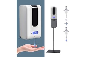 LOVCOYO Handdesinfektionsmittelständer, Automatischer Desinfektionsspender sensor stehend, Desinfektionsspender Sensor, Automatisch Desinfektionsspender Stehend, Desinfektionssäule sensor - 1200ml