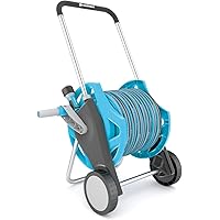Cellfast Satz DISCOVER Schlauchwagen, Gartenschlauch 30m, 1/2", Anschlussgarnitur und einfache Multifunktionsbrause mit…