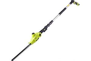 Garden Gear 12V Telescopic Hedge Trimmer, 450mm Blade, 240cm Reach, Cordless, 2.0Ah Lithium-Ion Battery, Lightweight, Fast Charger Included (12V Telescopic Hedge Trimmer)
