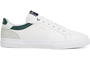 Pepe Jeans Zapatillas de Piel Tribunal De Kenton Blanco