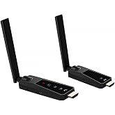 Coverzone Kablosuz HDMI Verici ve Alıcı Seti TX RX 1080P 60Hz Wireless G&ouml;r&uuml;nt&uuml; Aktarıcı Plug & Play HDMI Transmitter Receiver