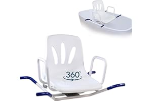 Mobiclinic, obrotowy fotel kąpielowy, podłokietniki i oparcie, anatomiczne, Lake