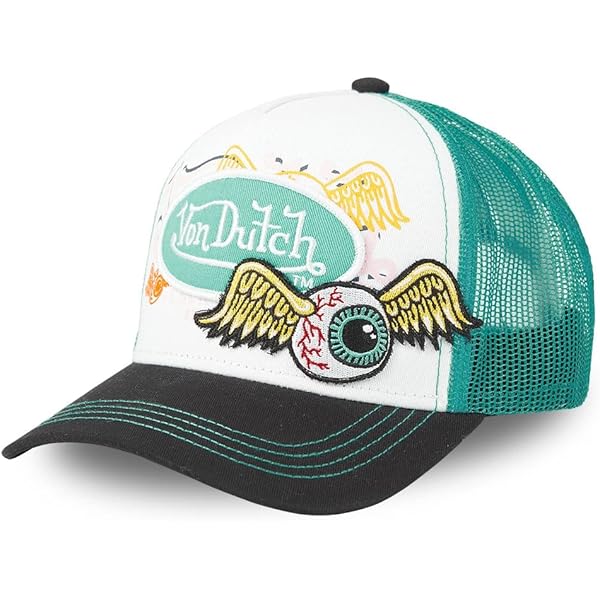 Von Dutch Verstelbare pet voor dames en heren, truckerpet, atletisch, casual pasvorm en alle seizoenen, roze, één maat