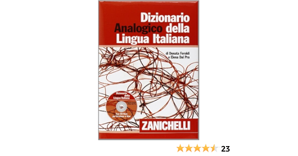 Amazon It Dizionario Analogico Della Lingua Italiana Con Cd Rom Feroldi Donata Dal Pra Elena Libri