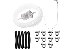 IUSOT Kraftstoff Standrohr Set - Benzinschlauch Kit Tankentnehmer Standrohr mit 5M Benzinschlauch Ölfilter Verbindungsrohr und Schlauchschelle Standheizung Tank Kit für Eberspacher/Webasto-Heizung