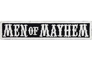 PATCH KING Men Of Mayhem, Biker MC Motorcycle Club Rang nadadores Biker – Parche nadadores