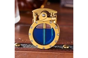 SUNNYMI LIFE Vintage Lighter, Transparent Trench Lighter, Cool Steampunk Kerosene Lighter, Unique Lighters Gifts for Men Dad Husband Deal Of Day Return Pallets #4