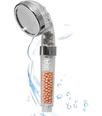 Duschkopf-Filter-Ersatz – 6er-Pack, Mineralperlen Gegen Kalk & Chlor, Für Hartes Wasser