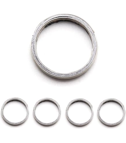 Guarnizione Scarico Marmitta A Flangia - 2 Pezzi - Per Scooter, Moto E Ciclomotori AM6 Minarelli - Foto 10