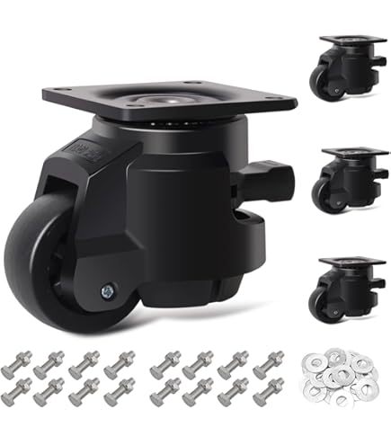 6 Zoll Tor-Rad Bis 500lbs - Verstellbar Für Zäune 1 5/8 Bis 2 Zoll