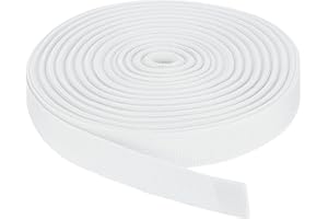 Rebower Nylon Webbing Strap, 50 Yards x 1 Inch Polypropylene Webbing Lightweight Strapping Backpack Band for DIY Gear Repair Outdoor Luggage Cargo Straps, White