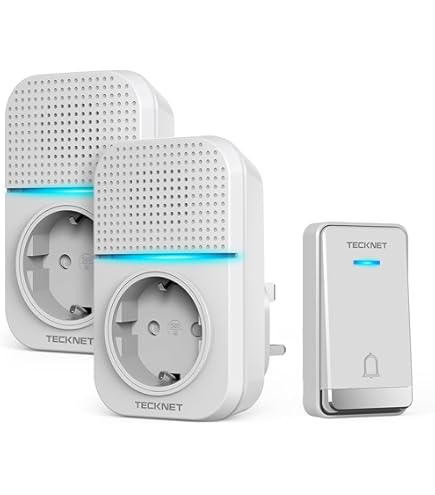 Euro Tech, SOUL WDP 91H2, Draadloze Deurbel Met 230 V Stopcontact Voor Buiten Waterdicht Bel 100 M Bereik 58 Beltonen 4 Volumeniveaus 753178702