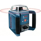 Bosch Professional GRL 400 H Rotasyon Lazeri (Maksimum &Ccedil;alışma Alanı: 300m, Taşıma &Ccedil;antası)