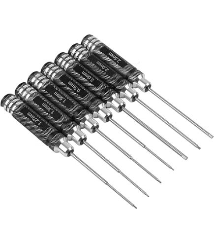 Lot de 4 tournevis hexagonaux en titane 1,5 mm 2,0 mm 2,5 mm 3,0 mm pour drone de course multi-axes FPV RC Quadcopter hélicoptère modèles de voiture | Leroy Merlin