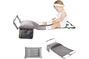 UNARK Toddler Airplane Bed for Toddler Airplane Seat Extender for Kids Airplane Bed,Inflatable Airplane Foot Rest