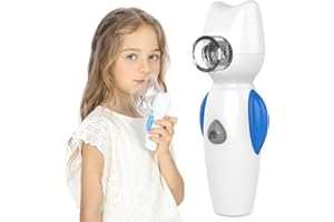 ‎FEELLIFE FEELLIFE Inhalator Vernebler, Inhalationsgerät für Atemwegserkrankungen wirksam, Inhaliergerät für Kinder, mit Musik Funktion und 2 Medizinbecher