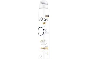 Dove 0% Déodorant Femme Fraîcheur 24h, Hydrate et réduit l'irritation de la peau, Parfum Dove Original, Spray de 200ml