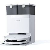 Ecovacs T50S Omni Akıllı Robot S&uuml;p&uuml;rge ve &Ccedil;&ouml;p İstasyonu, 25.000Pa Emiş G&uuml;c&uuml;, 81mm Ultra İnce Tasarım, 75&deg;C Sıcak Su ile Mop Y