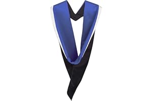 EVS EVESS University Academic Graduation Hood (Bachelor) - Hood only (Royal blue with White rim)