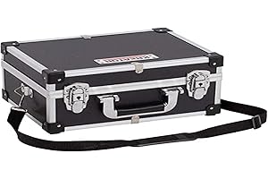 Kreator KRT640106B Maletín de alu 320x230x160mm negra, 32.5cm x 17cm x 25cm