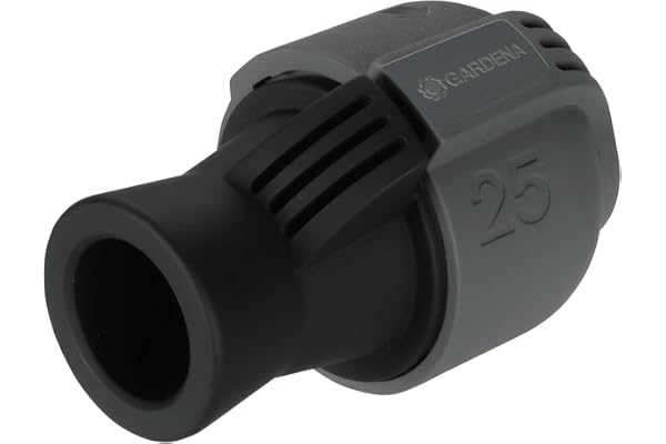 Raccord femelle de Gardena : raccord pour tuyaux et pour raccordement direct à l'installation domestique, 25 mm à filetage femelle 3/4 Pouce, technologie de raccordement Quick&Easy (2761-20)