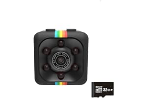 Mini caméra, Mini Cam 1080P Spy Hide Camera Sansnail HD Baby Sitter Network Camera Night Vision and 32G Card Motion Detection
