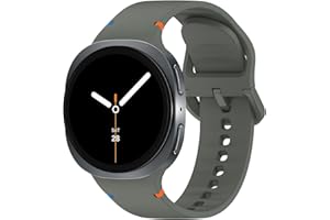 SimpleThings Sportowy pasek kompatybilny z Samsung Galaxy Watch 8/8 Classic, silikonowy, miękki pasek do zegarka Galaxy Watch 8 40 mm, 44 mm / 8 Classic 46 mm, dla mężczyzn i kobiet