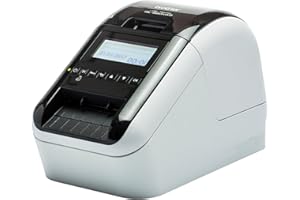 Brother QL-820NWBc Professional Label Printer with Network Connection, Bluetooth and Red-Black Printing