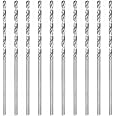 sourcing map 10x Twist Drill Bit Metal 1.75 mm HSS W6542 Micro Drill Fully Ground Drill Bits for Mild Steel Copper Aluminium 