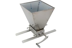 KinHall Malz Getreidemühle Kit aus Edelstahl Manuell Heimbrauer Malzmühle Barley Grinder Crusher Handmühle, Für Getreide Haushaltsmühle