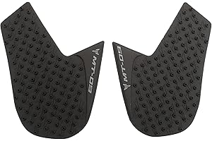 Arashi Antisdrucciolo serbatoio del gas Pads Protector adesivi ginocchio Grip Traction Side Pads per Yamaha MT-09 FZ-09 2014-2020 Accessori Moto MT09 FZ09 Nero 2015 2016 2017 2018 2019