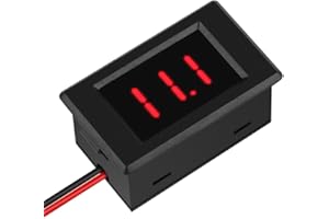 HILITAND Woltomierz cyfrowy peacefair pzvm-001 DC 3,5-35 V 0,36 V Miernik napięcia 2 bezprzewodowe wyświetlacze cyfrowe LED