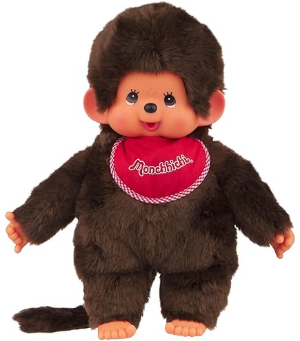 Peluche vintage Kiki Tiemi marron 38 cm - La Roue du Passé