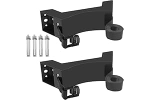 WAORZMK Cylinder Wall Mounted Bracket, Propane Tank Bracket Nitrogen Gas Cylinder Holder, with Screws and Safety Chain Supported 59inch, Suitable for On-The-Go OTG, Rv Water Softener (Black)