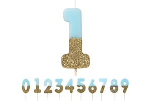 TALKING TABLES Pretty, Sparkly For Kids, Adults, Teenagers, Boys, 1st Birthday Party, 18th, 21st Anniversary, Milestone Age, Blue