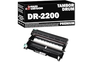 Pulpo Cartucho - Tambor DR2200 Negro Compatible con Brother Ref. DR-2200 / DR-450 - Valido para Impresoras Brother DCP/FAX/HL/MFC