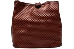 Springfield Bolso Trenzado Pu para Mujer, Marron Medio, Talla única