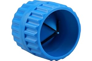 Honatrv Tubo Desbarbado Escariador Herramienta de Biselado de Tubos para Eliminar Rebabas de Tubos de Metal y Plástico(Azul)