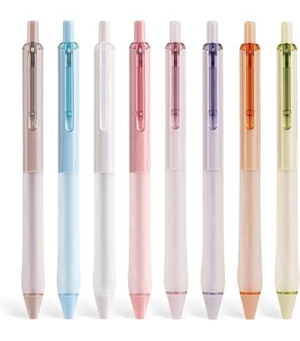 WRITECH Gel Pens Fine Point: 1.0mm Black Ink Retractable 4ct Smooth Writing With Aesthetic Gradient Color Barrel For Journaling Note Taking Silent Click No Smear Nebula Pen Set P 320275023