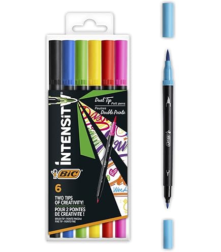 BIC Intensity, Punta Ultra Fina, Rotuladores Permanentes Para Vidrio
