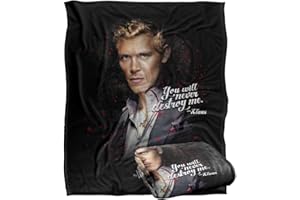 LOGOVISION VAMPIRE DIARIES Silky Touch Kuscheldecke, Optimalweich, 152 x 127 cm