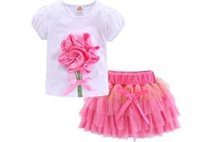 Mud Kingdom Little Girls Outfits Tutu Cute Summer