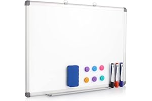 ‎GRANDMA SHARK Grandma Shark Magnetisches Whiteboard mit Alurahmen, Enthalten Whiteboard Marker, Radiergummi und Magnet (450 x 600 mm)