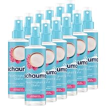 Schauma Sprühpflege Seiden-Kamm & Shampoo Set – Hitzeschutz Bis 230°C, Mit Rosenöl