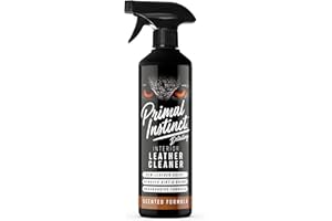 Primal Instinct - Car Leather Cleaner - Interior Leather Restorer & Conditioner for Car Seats, Dashboards, Door Panels - Non-Greasy Formula Cleans, Softens & Protects - 500ml