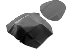 ‎OPTICPARTS DF Sitzbezug + Beifahrer Sitzbankbezug (Set!/Schwarz) Aprilia SR 50 (alle Bj. 1997-2005, z.B. Sport, Di-Tech, Street, Racing, Funmaster, Stealth, www, Replica)