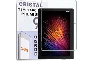 REY Protector de Pantalla para BQ AQUARIS M10, Cristal Vidrio Templado Premium