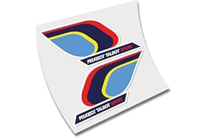 CUAC REVOLUTION Vinyle adhésif autocollant Peugeot Talbot Sport Racing PTS RALLY 206 106