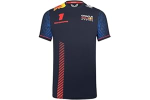 Red Bull Racing F1 Team MAX Verstappen 1 Fórmula Camiseta Oficial Fórmula 1 - Azul - XXL